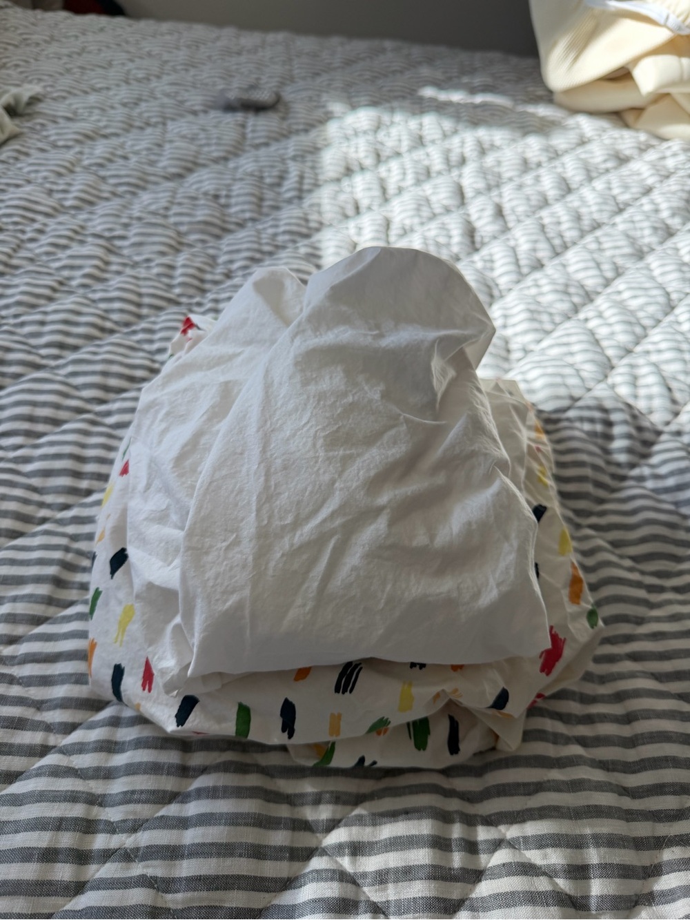 Brooklinen mini crib sheet set